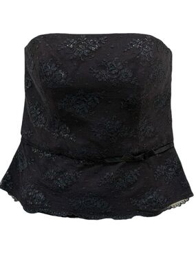 Y2K Michaelangelo Strapless Corset Top
